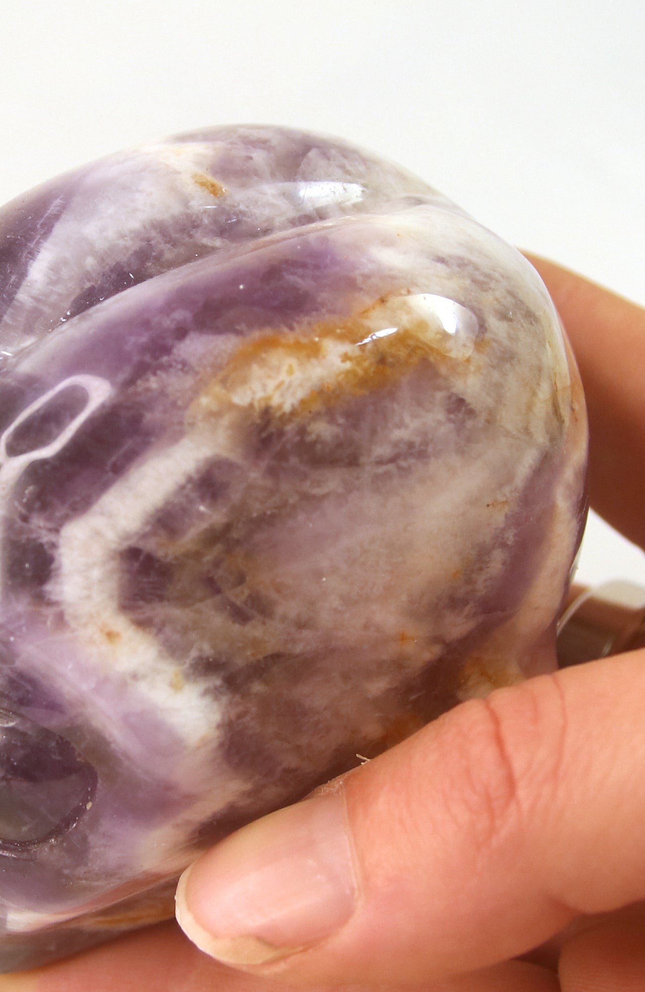 Chevron Amethyst ET Skull